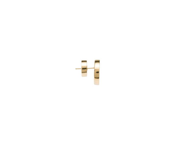 Miu Miu Miu Miu Enameled Metal Earrings With Visible Logo White - view 2