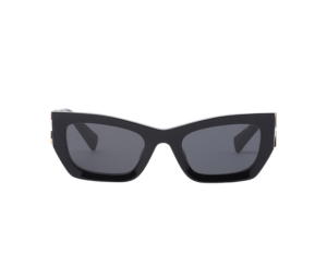 Buy Miu Miu Glimpse Sunglasses In Black Acetate Frame With Slate Gray Lenses at Sasom – Authentic and Ready to Ship