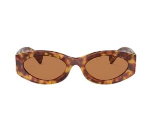 Buy Miu Miu Glimpse Sunglasses In Light Tortoiseshell Acetate Frame With Camel Beige Lenses at Sasom – Authentic and Ready to Ship
