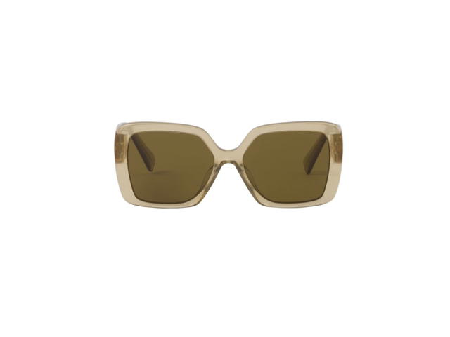 Miu Miu Miu Miu Glimpse Sunglasses In Opal Ivy Green Acetate Frame With Loden Lenses - view 1