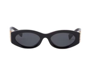 Buy Miu Miu Glimpse Sunglasses In Oval Acetate Frame With Slate Gray Lenses at Sasom – Authentic and Ready to Ship