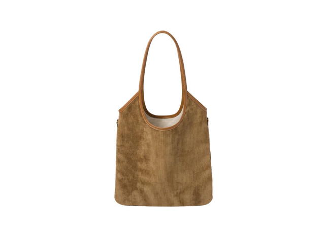 Miu Miu Miu Miu Ivy Corduroy Bag With Leather Lettering Logo And Gold-Tone Hardware Cinnamon - view 3