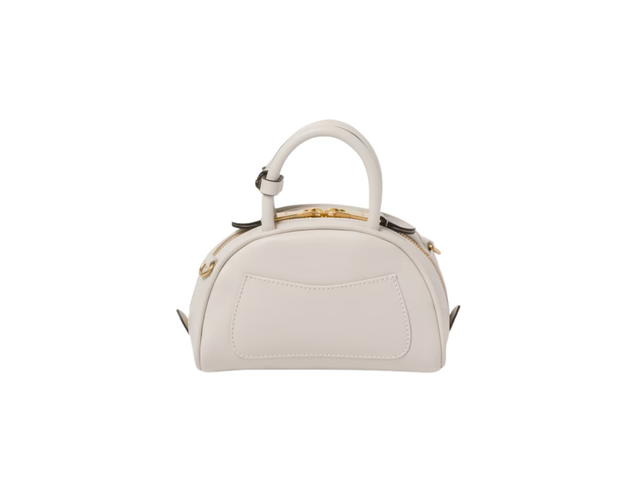 Miu Miu Miu Miu Leather Top-Handle Bag 18CM In Leather With Gold-Tone Hardware Chalk White - view 2