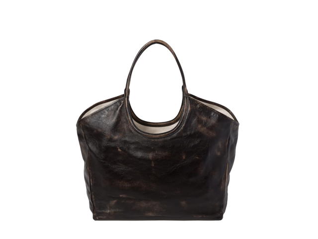 Miu Miu Miu Miu Leather Tote Bag In Leather Handles With Gold-Tone Hardware Sand Coffee - view 3