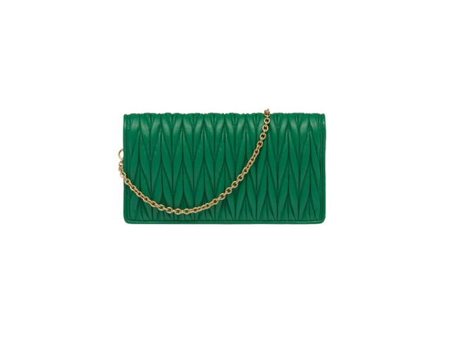 Miu Miu Miu Miu Matelassé Nappa Leather Smartphone Case With Metal Lettering Logo Mango - view 2