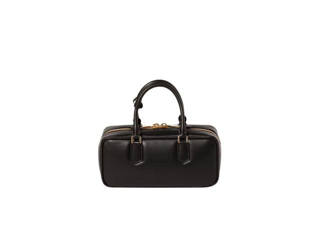Miu Miu Miu Miu Medium Arcadie Leather Bag With Gold-Tone Hardware Black - view 3