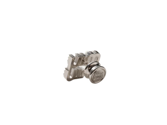 Miu Miu Miu Miu Metal Brooch With Crystals Steel Crystal - view 2