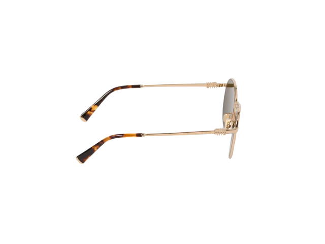 Miu Miu Miu Miu Regard Sunglasses In Gold Metal Frame With Loden Green Lenses - view 3