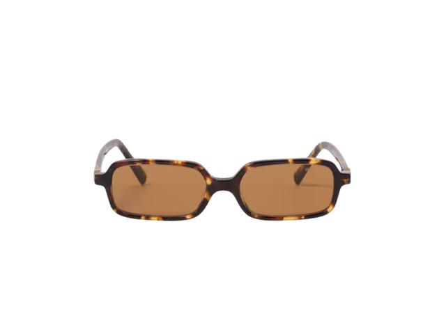 Miu Miu Miu Miu Regard Sunglasses In Honey Tortoiseshell Acetate Frame With Camel Beige Lenses - view 1