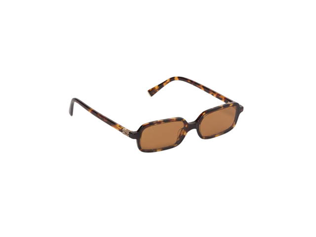 Miu Miu Miu Miu Regard Sunglasses In Honey Tortoiseshell Acetate Frame With Camel Beige Lenses - view 2