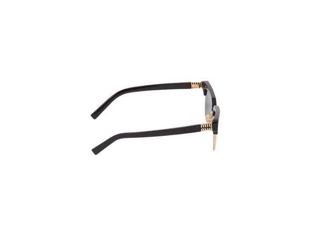 Miu Miu Miu Miu Runway Sunglasses In Black Acetate Frame With Slate Gray Lenses - view 3