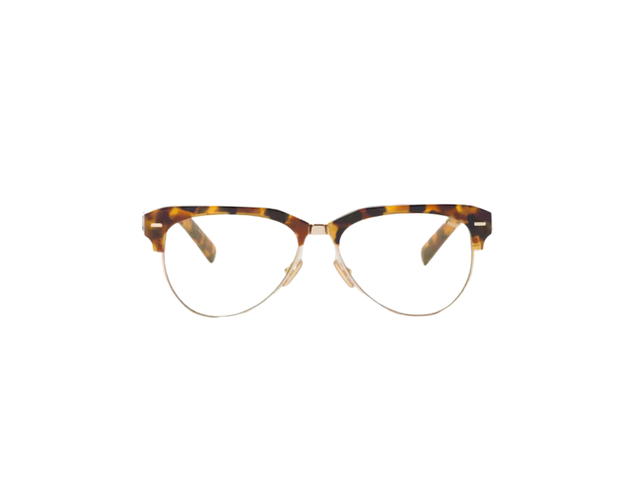 Miu Miu Miu Miu Runway Sunglasses In Cork Tortoiseshell Acetate Frame With Blue Lenses - view 1