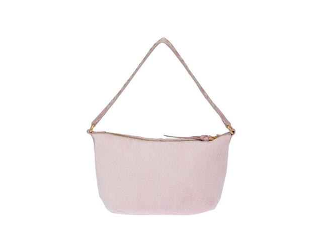 Miu Miu Miu Miu Spirit Terry Cloth Mini-Bag In Fabric With Gold Hardware Petal Pink - view 2