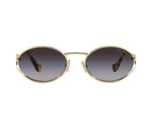 Buy Miu Miu Sunglasses In Pale Gold With Gray Gradient at Sasom – Authentic and Ready to Ship