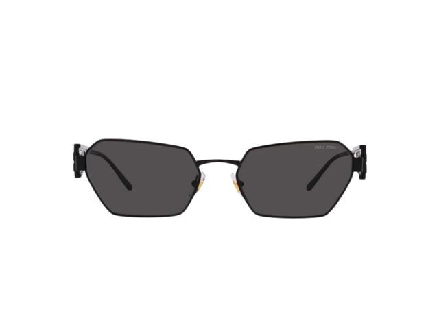 Miu Miu Miu Miu Sunglasses MU53WS In Black Frame With Grey Lenses - view 1