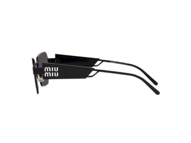 Miu Miu Miu Miu Sunglasses MU53WS In Black Frame With Grey Lenses - view 2