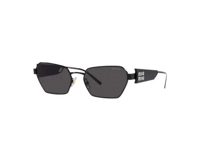 Miu Miu Miu Miu Sunglasses MU53WS In Black Frame With Grey Lenses - view 3
