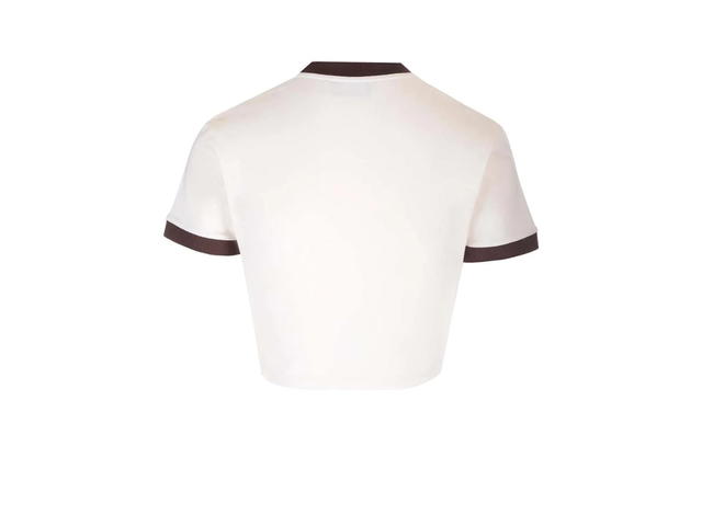 Miu Miu Miu Miu Viscose T-Shirt White - view 2