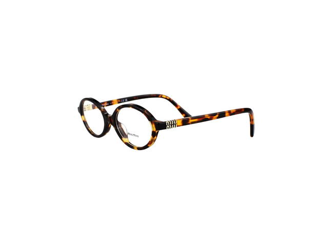Miu Miu Miu Miu Glasses In Havana Acetate Frame With Demo Lens - view 3