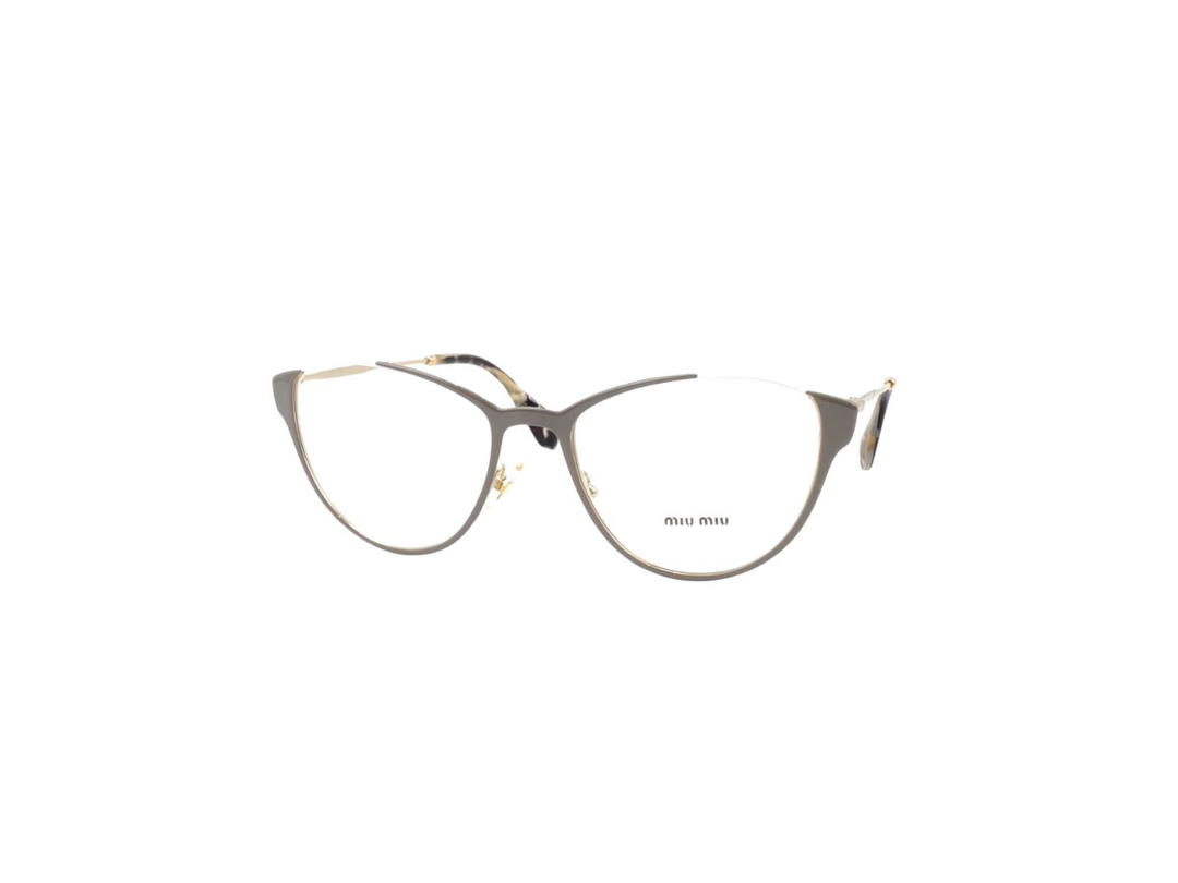 Miu Miu Miu Miu VMU 510 Glasses In Silver Metal Plastic Frame With Demo Lens
