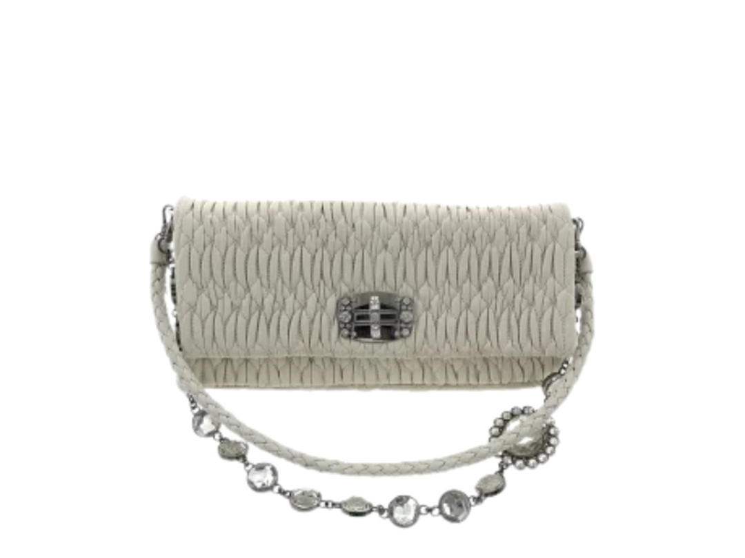 Miu Miu Miu Miu 2-Way Semi White