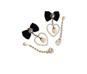 Buy Miu Miu Pearls Set Earrings Crystal White at Sasom – Authentic and Ready to Ship