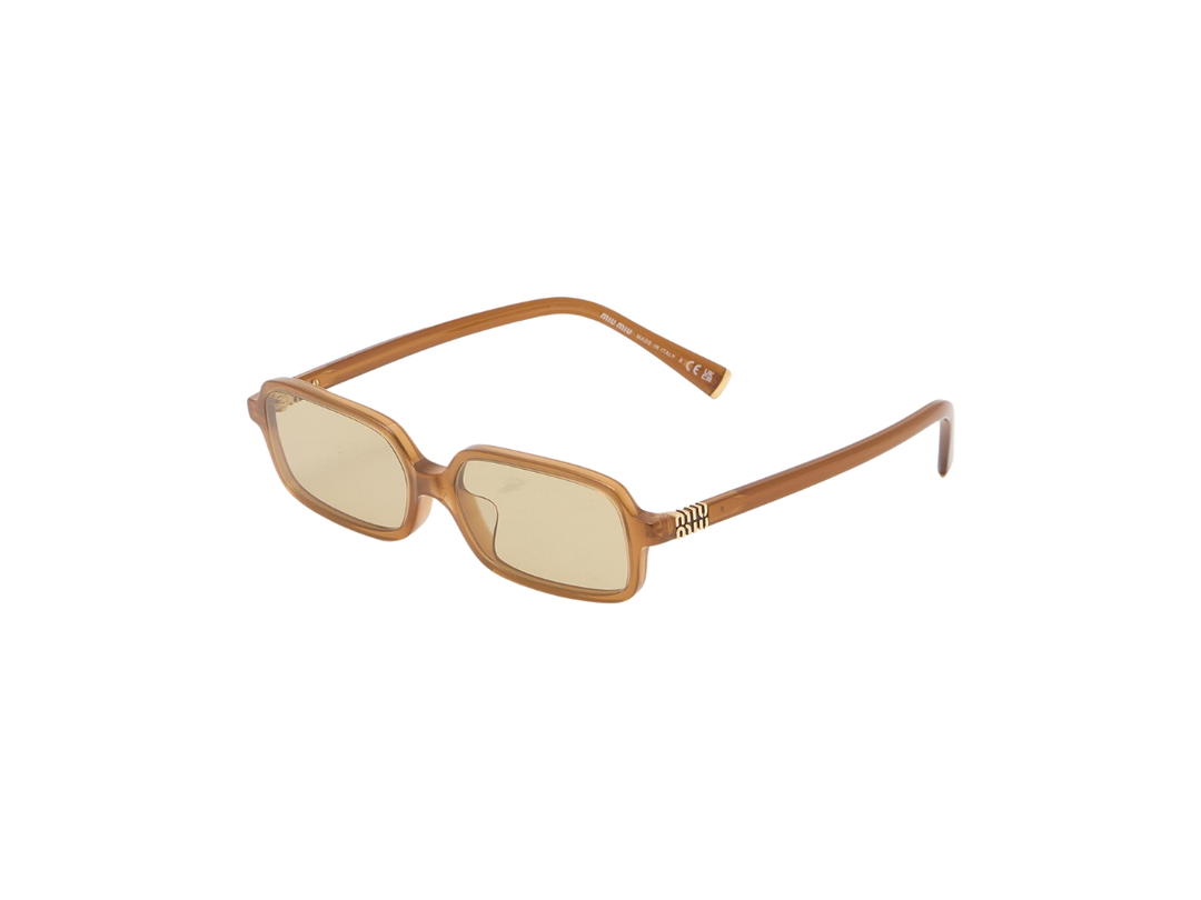 Miu Miu Miu Miu Dna Rectangle Sunglasses Blau Grun Gelb