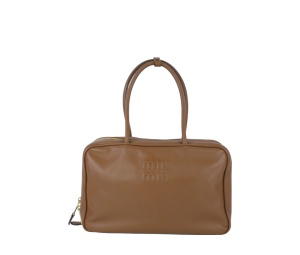 Buy Miu Miu Beau Bowling Bag Brown at Sasom – Authentic and Ready to Ship