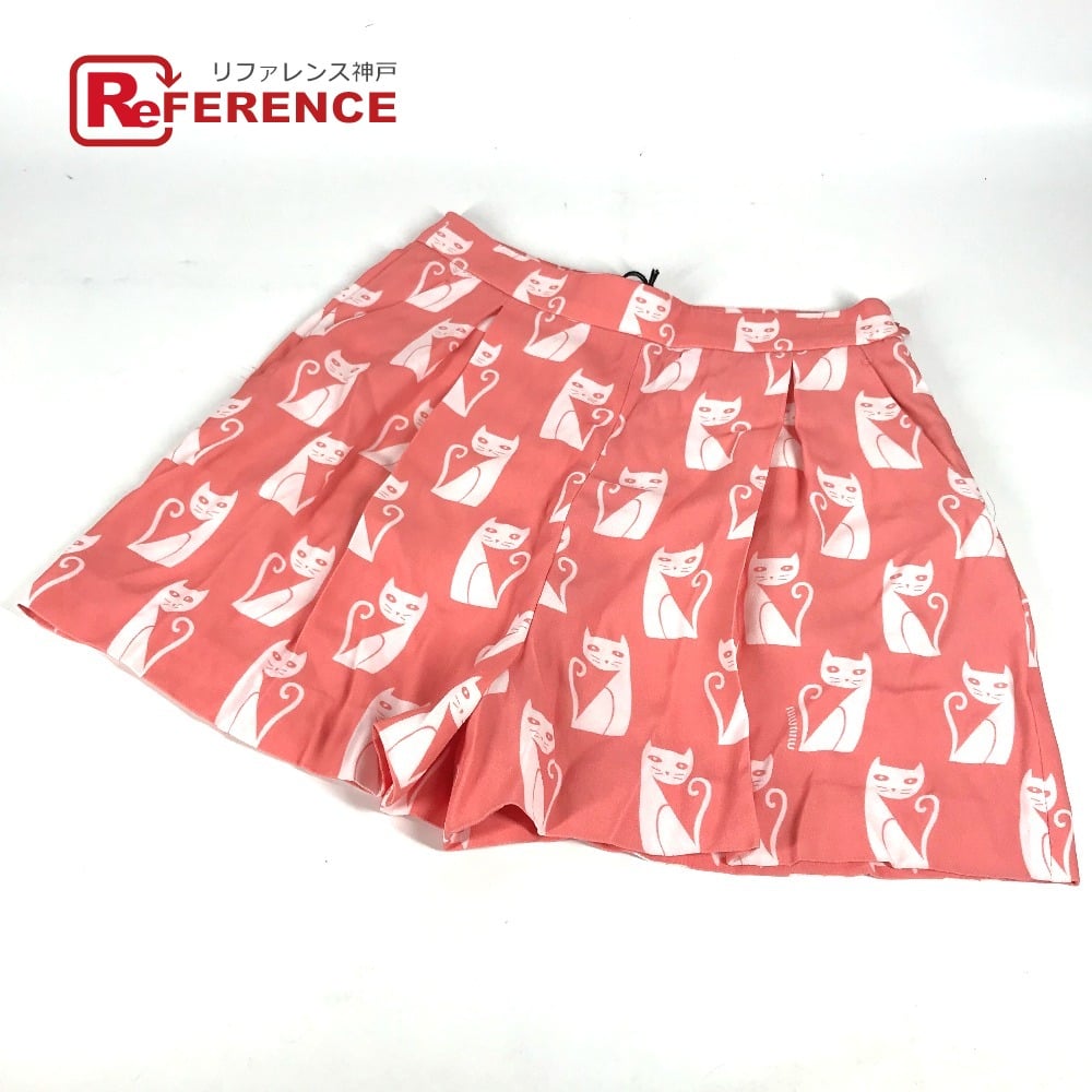Miu Miu MIUMIU MP1012 Bicolor Cat cat animal Shorts Bottoms Apparel Shorts