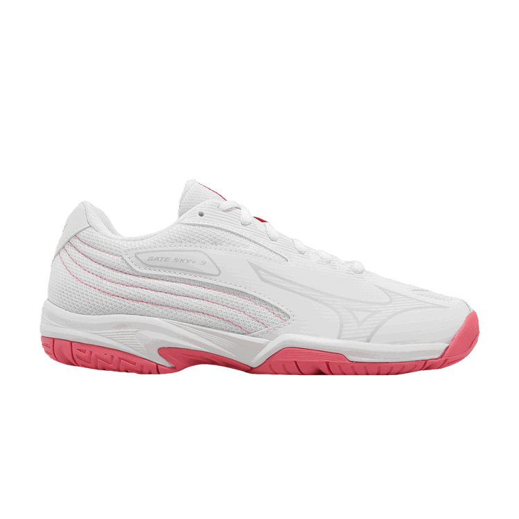 Mizuno Mizuno Gate Sky Plus 3 Wide 'White High-Vis Pink'