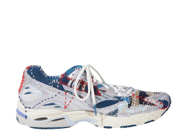 Mizuno Mizuno Sashiko Girls Kuon Wave Rider 10 Silver-Pink-Blue - view 1