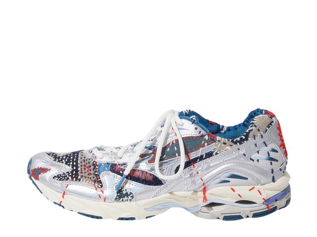 Mizuno Mizuno Sashiko Girls Kuon Wave Rider 10 Silver-Pink-Blue - view 2