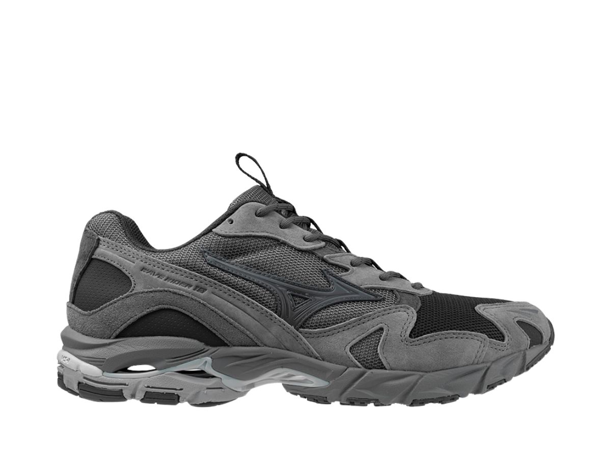 Mizuno Mizuno Slow Steady Club x Wave Rider 10 Charcoal Grey