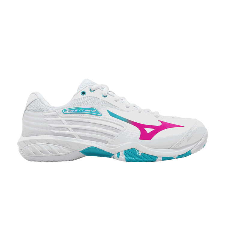 Mizuno Mizuno Wave Claw 2 Wide 'White Fuchsia Blue'
