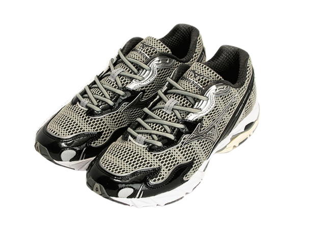 Mizuno Mizuno Wave Rider 10 Flame Wave One Block Down Onyx - view 3