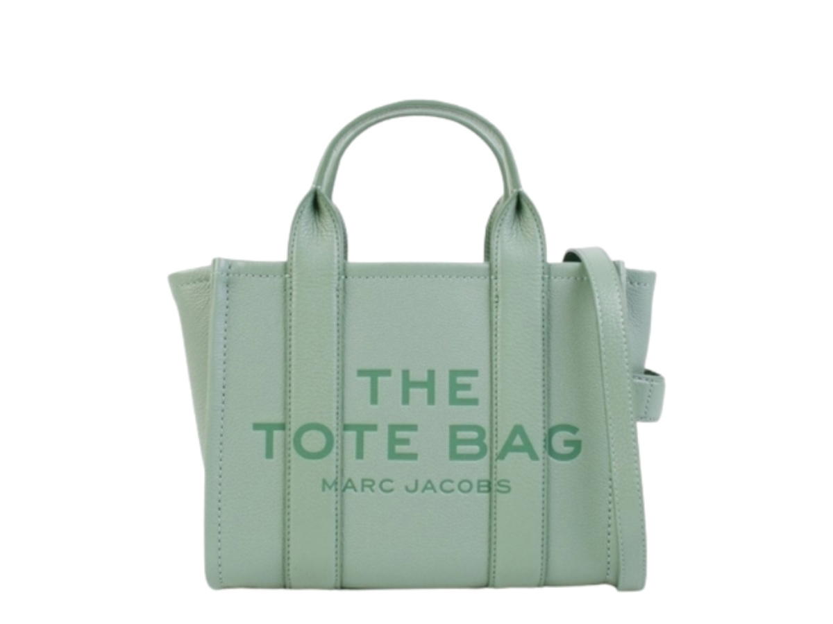 Marc Jacobs Marc Jacobs Small The Tote Bag in Aspen Green Leather