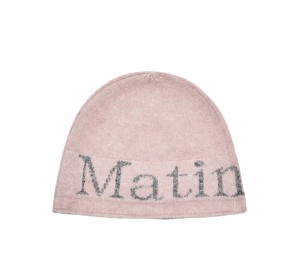 Buy Matin Kim Matin Logo Boucle Knit Beanie Pink at Sasom – Authentic and Ready to Ship