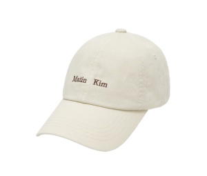 Buy Matin Kim Mini Classic Logo Ball Cap Cream at Sasom – Authentic and Ready to Ship