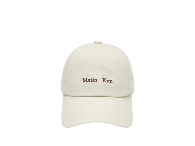 Matin Kim Matin Kim Mini Classic Logo Ball Cap Cream - view 2