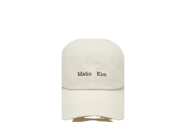 Matin Kim Matin Kim Mini Classic Logo Ball Cap Cream - view 4