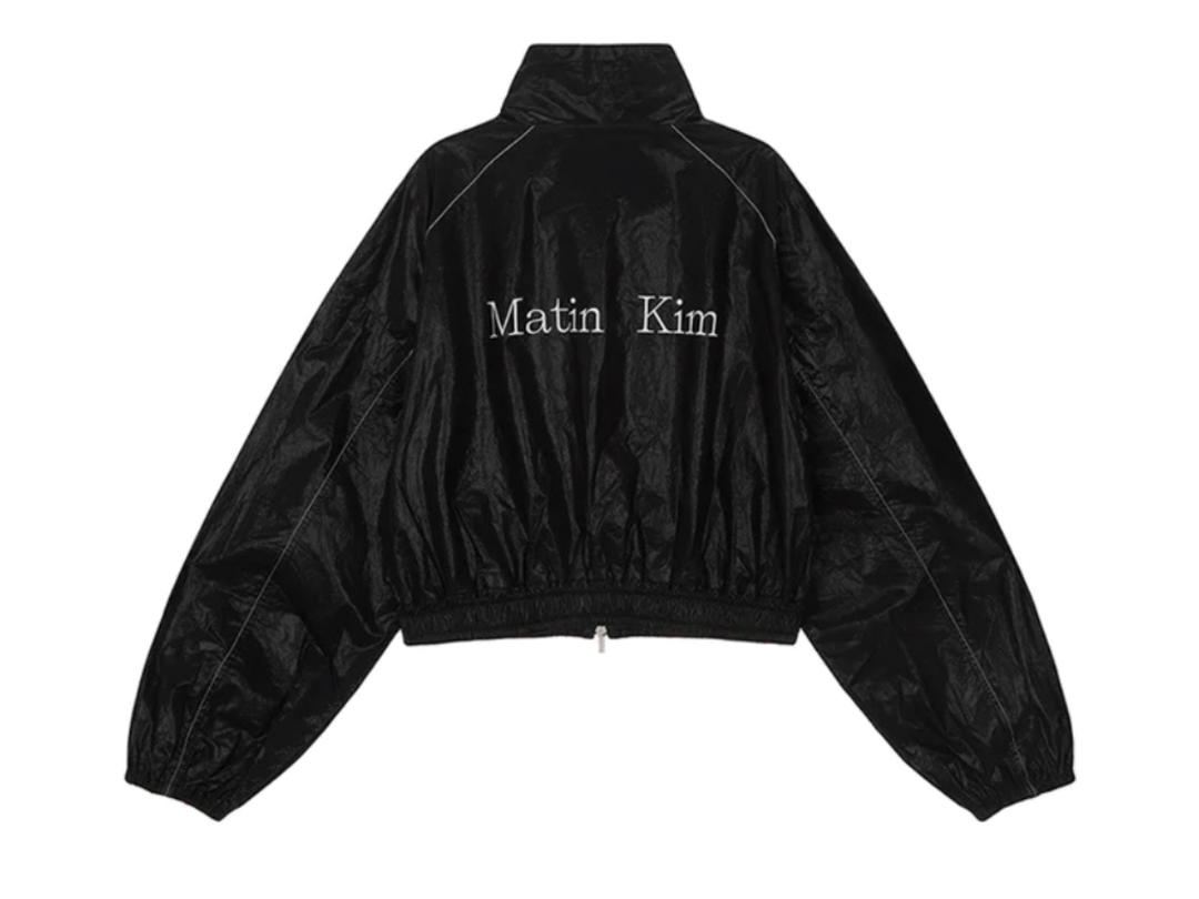 Matin Kim Matin Kim Matin Coating Crop Blouson Black