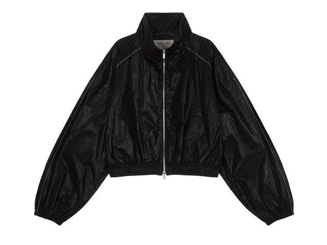 Matin Kim Matin Kim Matin Coating Crop Blouson Black - view 2