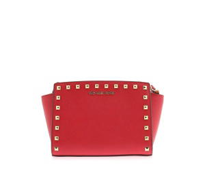 Buy Michael Kors Selma Studded Hobos Red at Sasom – Authentic and Ready to Ship