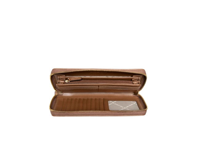 Michael Kors Michael Kors Jet Set Travel Large Continental Wallet Wristlet Zip Around Indigo Blue - view 2