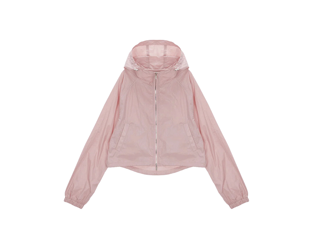 Matin Kim Matin Kim Matin Crop Hoody Coating Jumper Pink - view 2