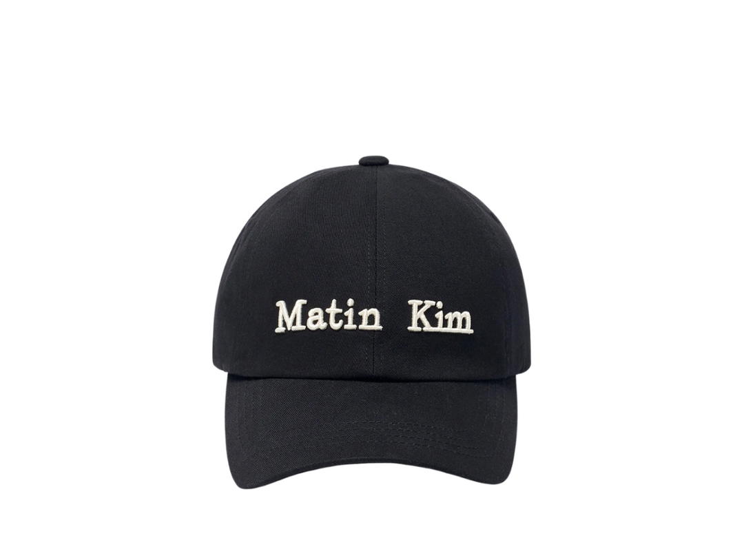 Matin Kim Matin Kim Matin Classic Logo Ball Cap Black