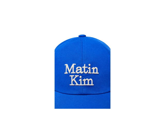 Matin Kim Matin Kim Matin Volume Logo Ball Cap Blue - view 4
