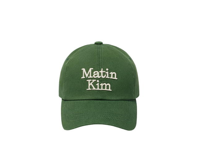 Matin Kim Matin Kim Matin Volume Logo Ball Cap Green - view 2