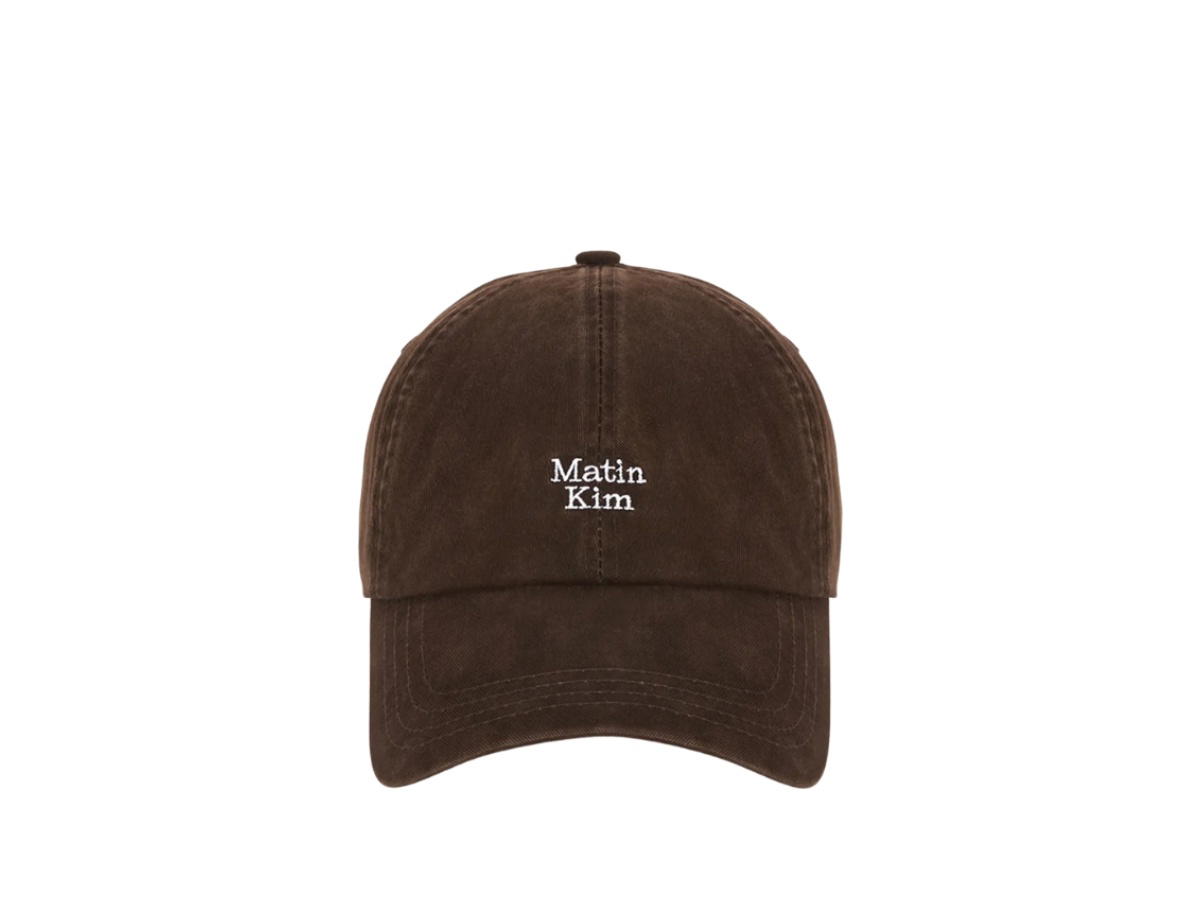 Matin Kim Matin Kim Matin Mini Logo Ball Cap Brown