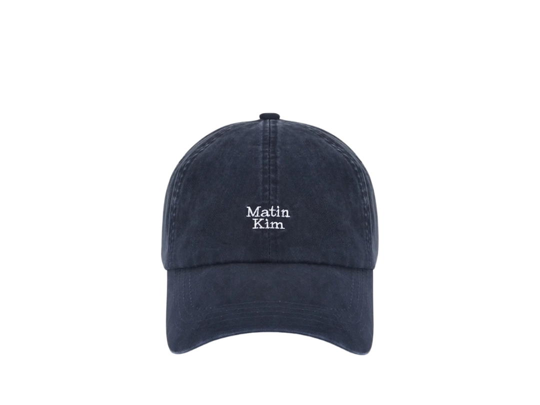 Matin Kim Matin Mini Logo Ball Cap In Navy